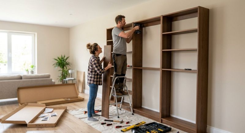 Bookcase Installation in Raleigh, NC