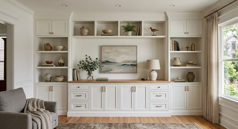 Built In Tv Cabinetry in Greensboro, NC