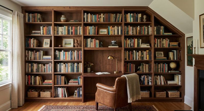 Custom Bookshelves Installation in Alexandria, VA
