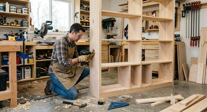 Bookcase Construction in Woodbridge, VA