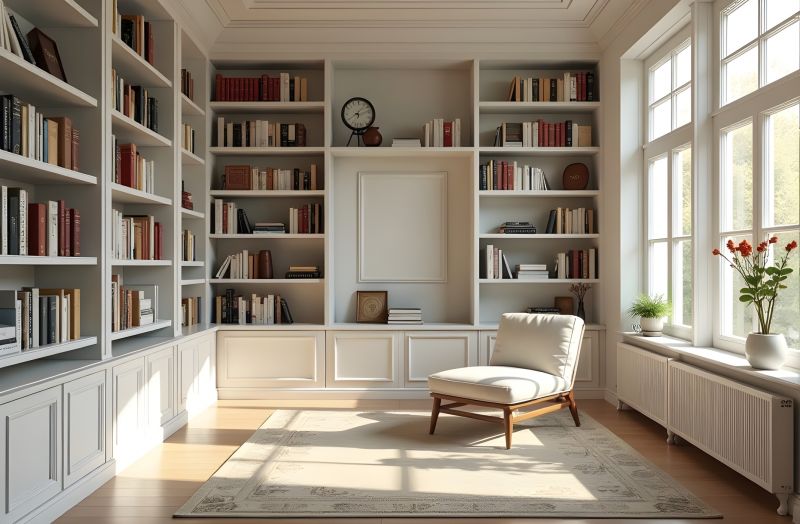 Built In Bookshelves Installation in Alexandria, VA