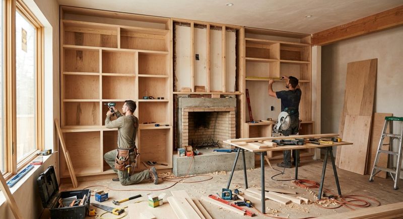 Built In Furniture Construction in Woodbridge, VA