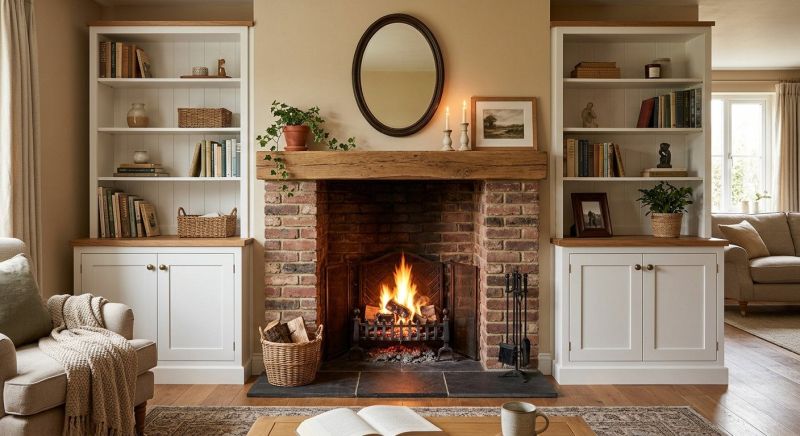 Fireplace Cabinet Installation in Frederick, MD