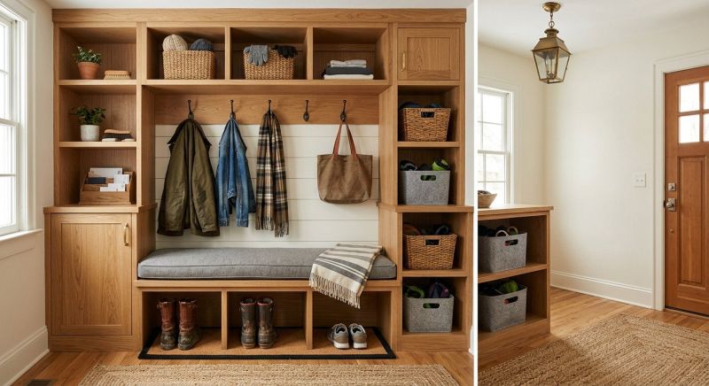 Mudroom Carpentry Installation in Annapolis, MD